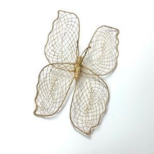 Vintage rattan decorative butterfly  C1